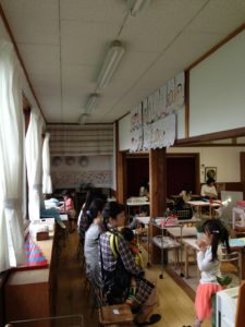 母親参観の様子